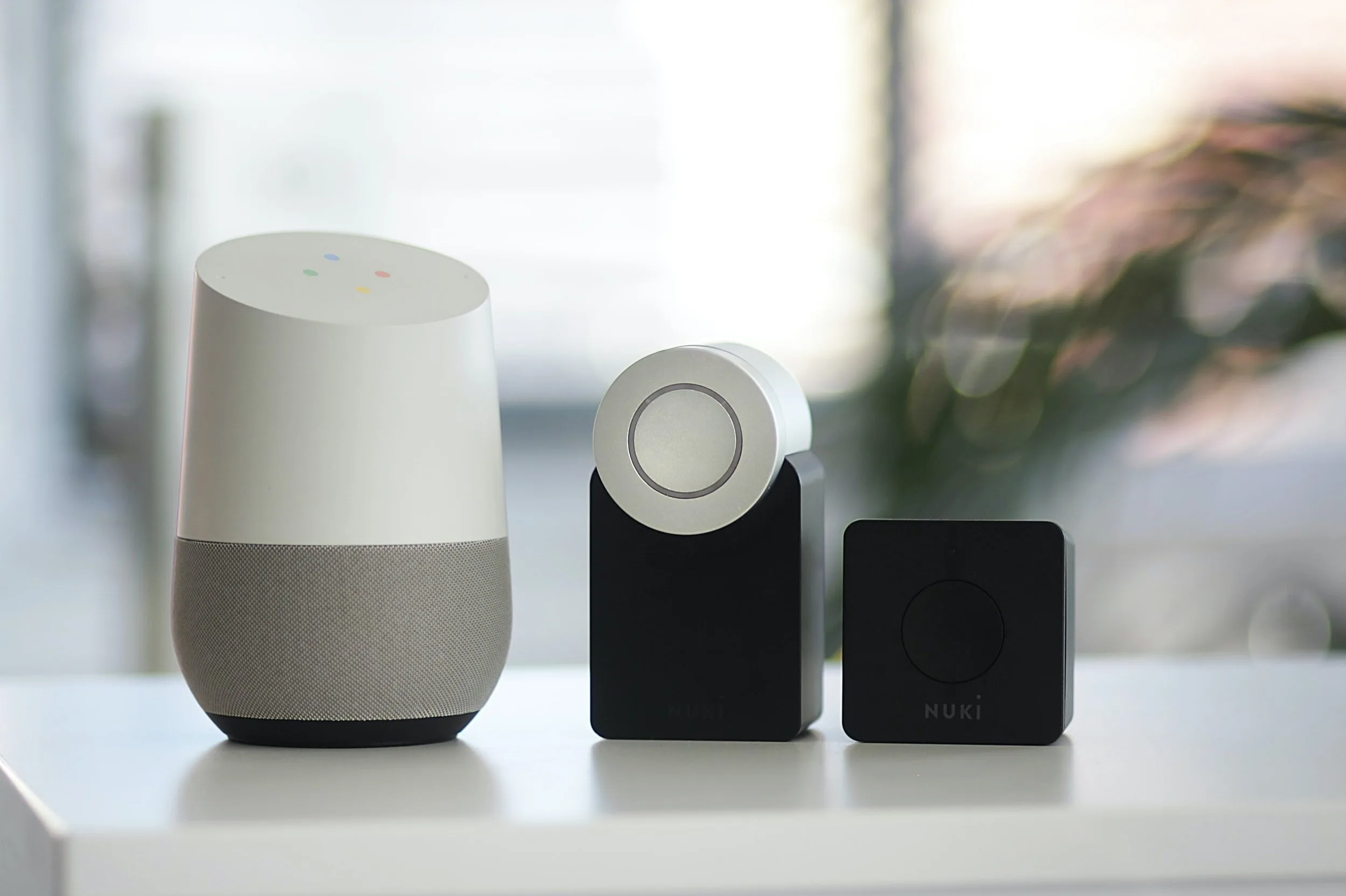 Smart home environment with voice-enabled devices