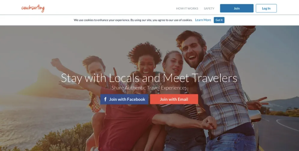 Couchsurfing value proposition
